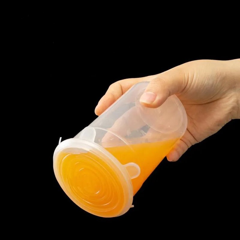 Tampas de Silicone Seladora Universal para Alimentos - foto 8