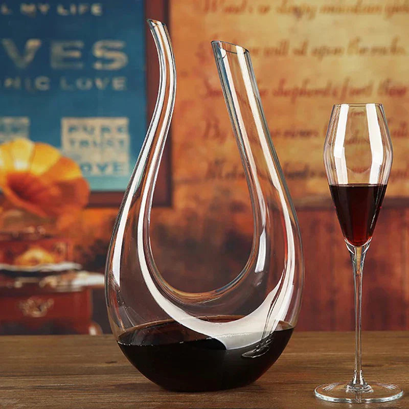Decantador de Vinho Forma de Cisne em Vidro - foto 5