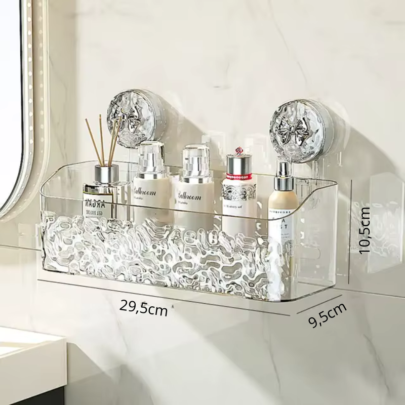 Suporte de Parede Minimalista para Cosméticos e Perfumes