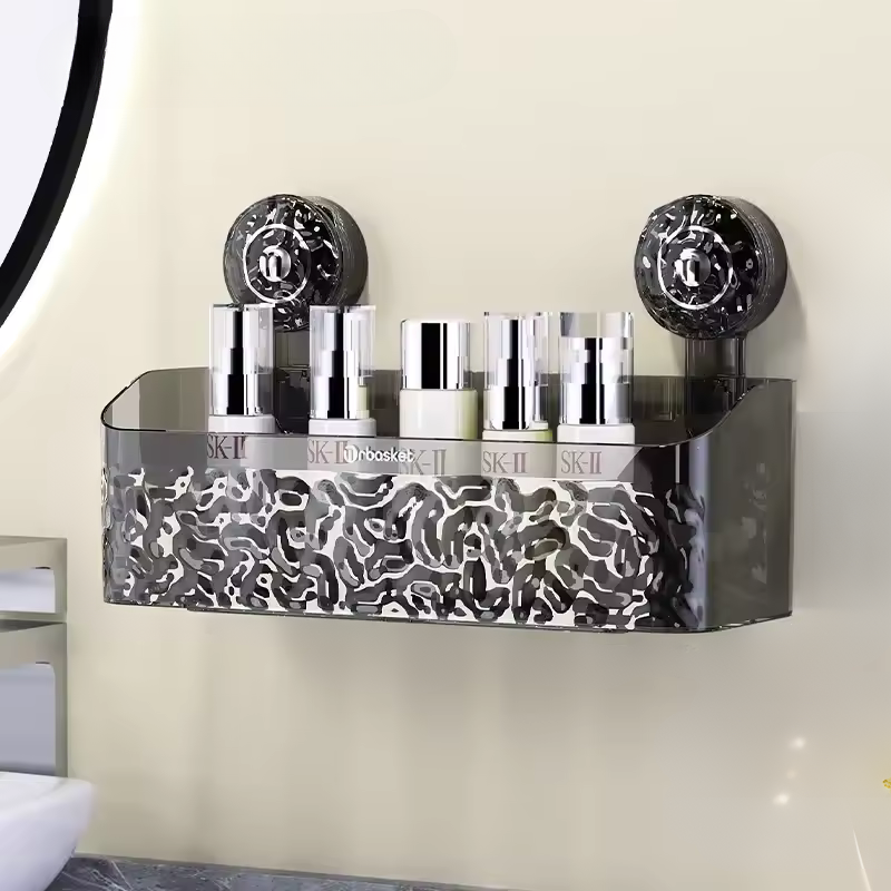 Suporte de Parede Minimalista para Cosméticos e Perfumes