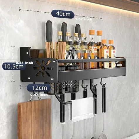 Suporte Multiuso Minimalista para Utensílios - Cozinha Gourmet