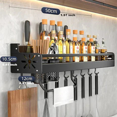 Suporte Multiuso Minimalista para Utensílios - Cozinha Gourmet