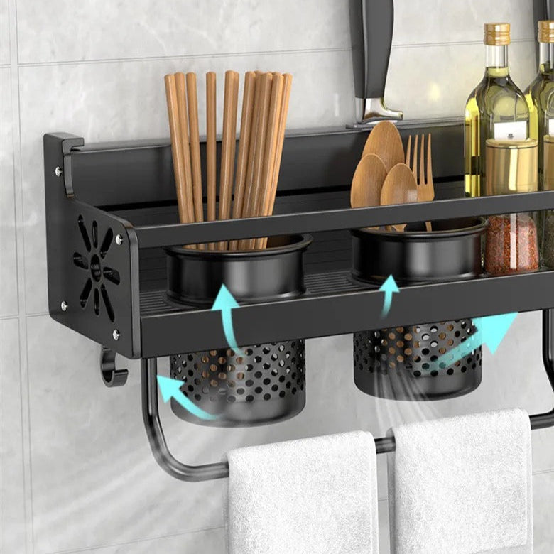 Suporte Multiuso Minimalista para Utensílios - Cozinha Gourmet