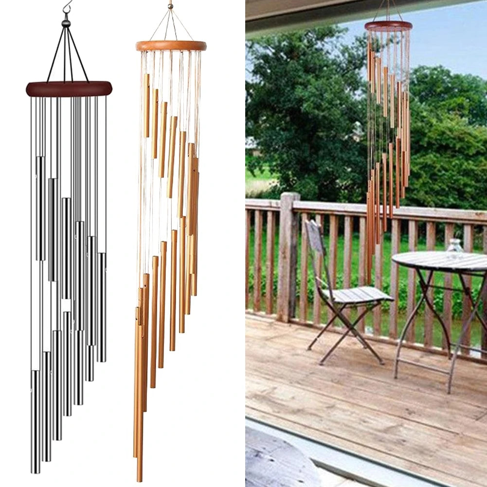 Sino dos Ventos de Luxo - Móbile de Vento para Jardim e Decoração