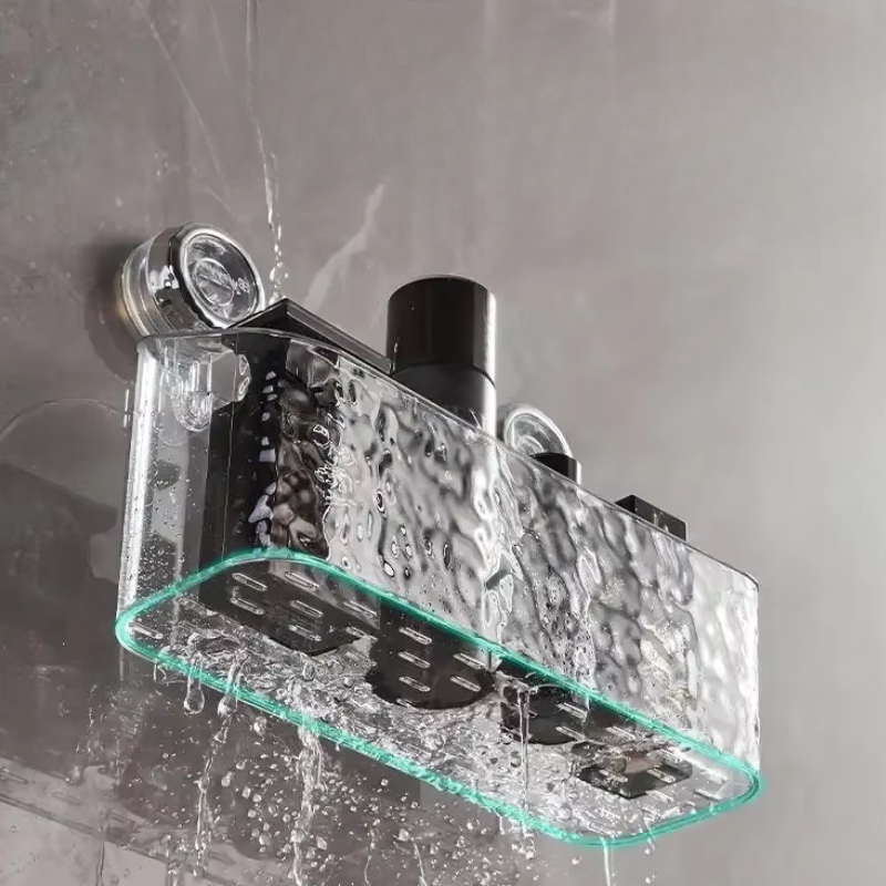 Suporte de Parede Minimalista para Cosméticos e Perfumes