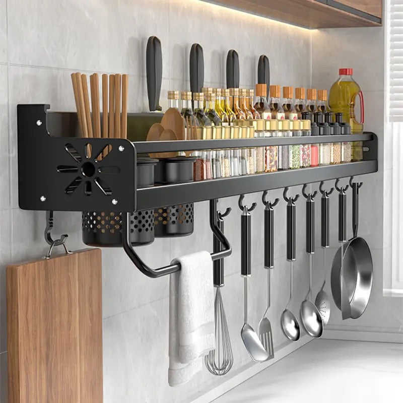 Suporte Multiuso Minimalista para Utensílios - Cozinha Gourmet