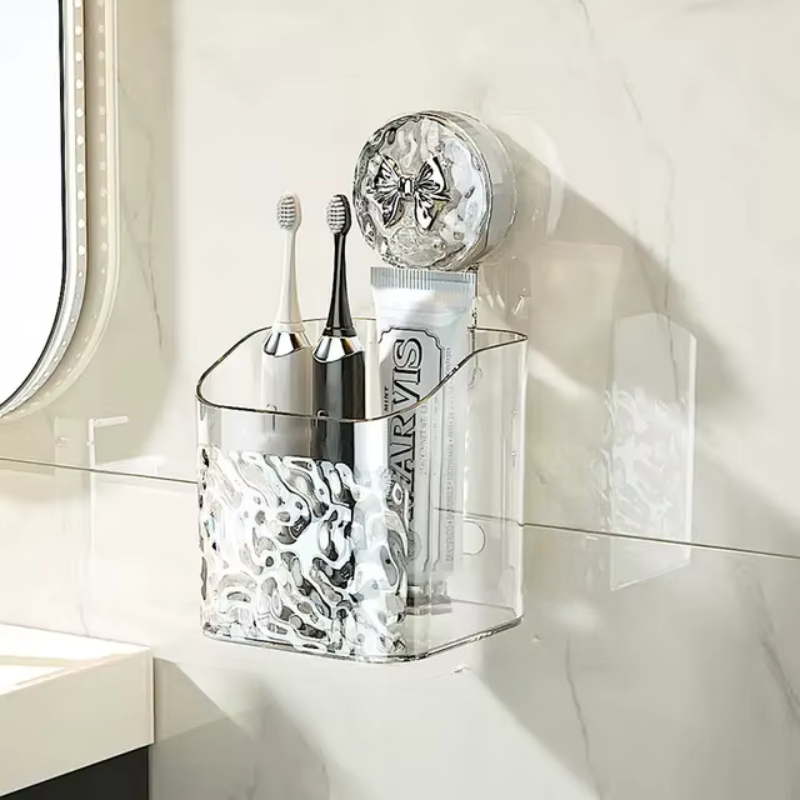 Suporte de Parede Minimalista para Cosméticos e Perfumes