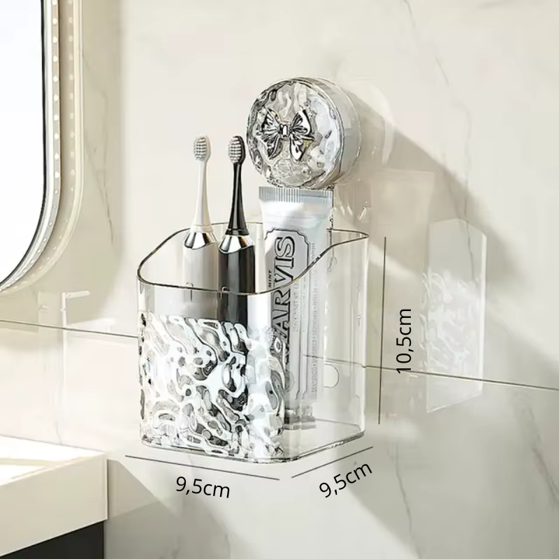 Suporte de Parede Minimalista para Cosméticos e Perfumes