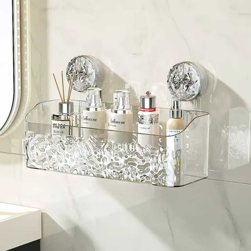 Suporte de Parede Minimalista para Cosméticos e Perfumes