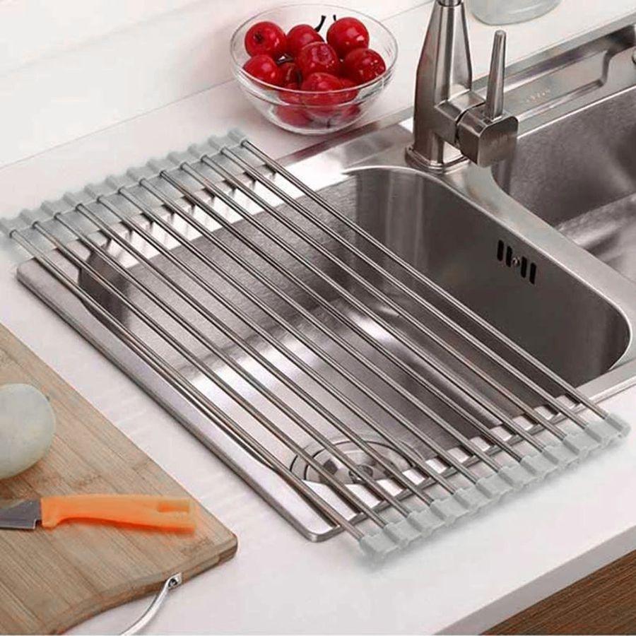 Organizador de Cozinha Premium - Escorredor de Pia Retrátil