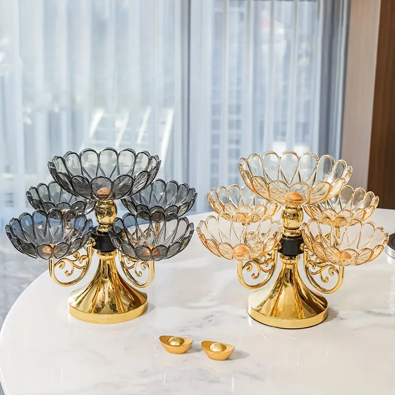 Bandeja Cristaleira de Luxo Gourmet - Design Exclusivo para Decoração