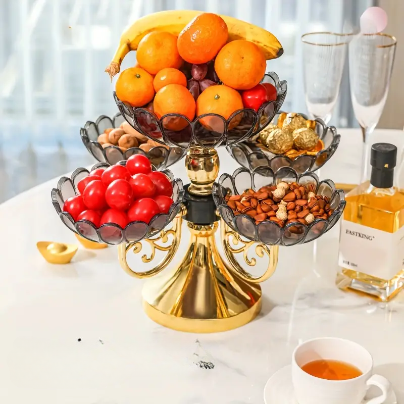 Bandeja Cristaleira de Luxo Gourmet - Design Exclusivo para Decoração