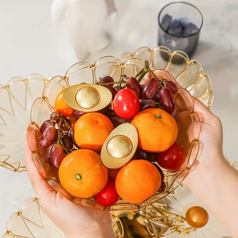 Bandeja Cristaleira de Luxo Gourmet - Design Exclusivo para Decoração