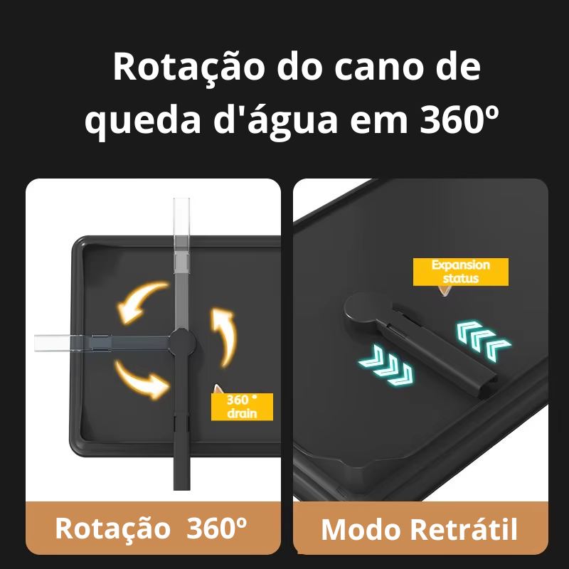 Escorredor de Louças em Aço Inox Premium