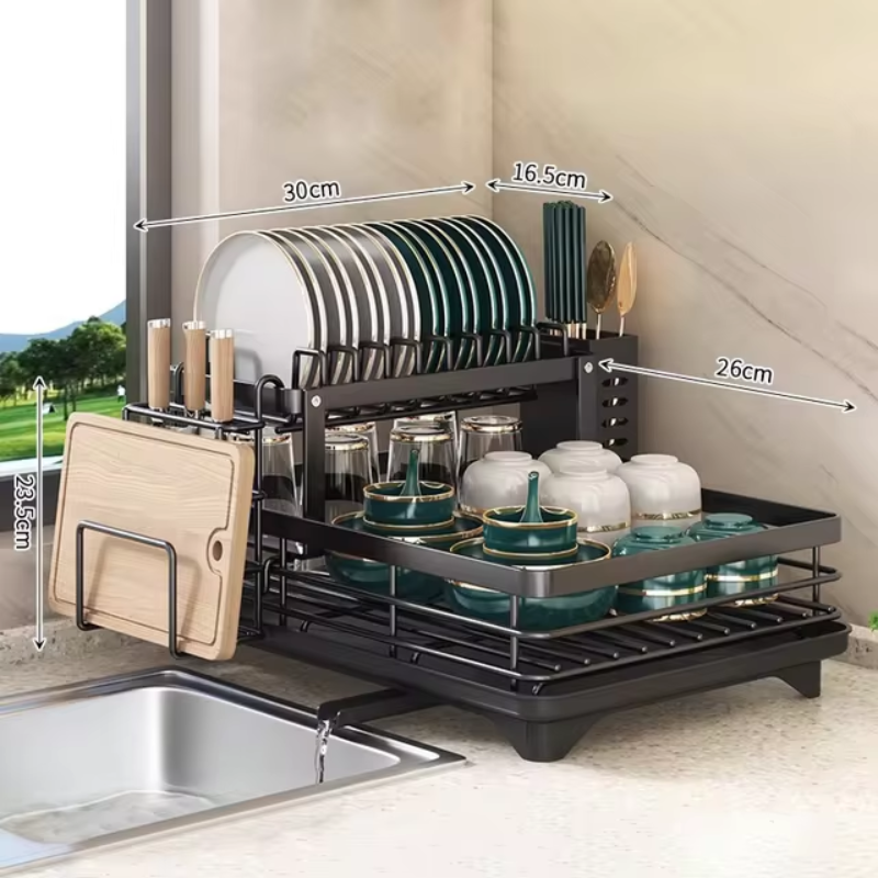 Escorredor de Louças em Aço Inox Premium