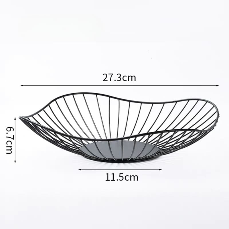 Centro de Mesa Moderno - Fruteira de Design Ondulada