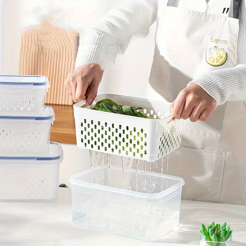 Kit de Organizadores Pro para Frescor - Com Cesto Drenante