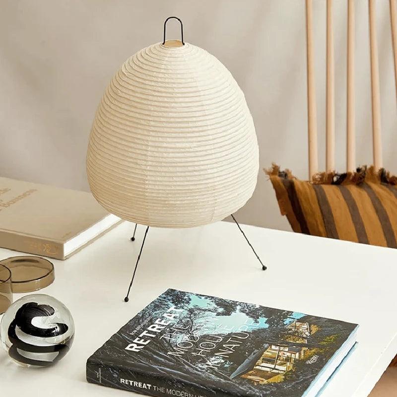 Luminária Japonesa Minimalista - Abajur