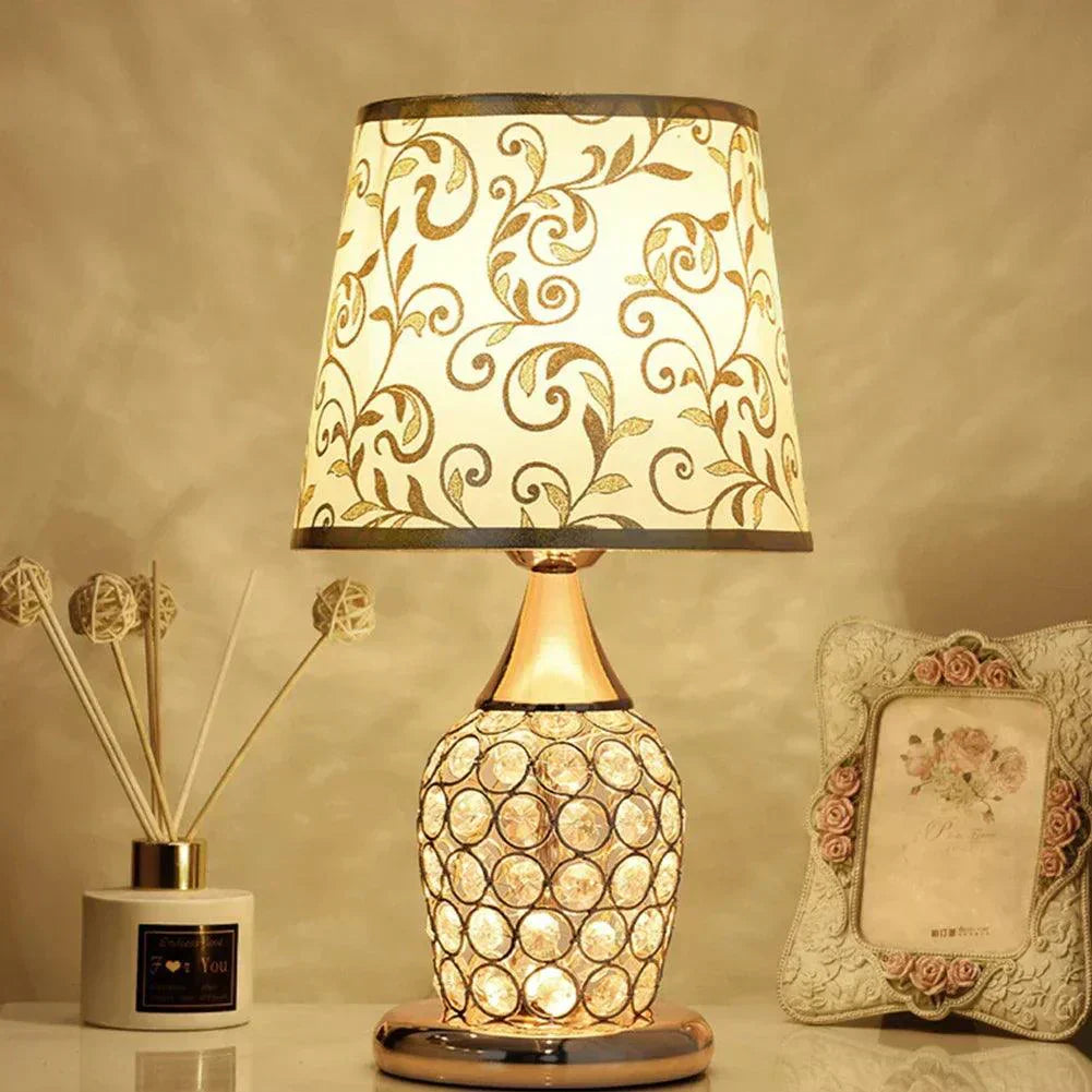 Abajur de Mesa Crystal Elegance
