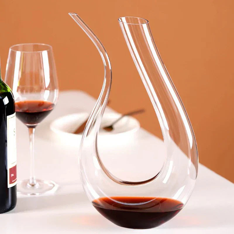 Decantador de Vinho Forma de Cisne em Vidro - foto 3