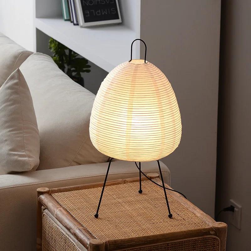 Luminária Japonesa Minimalista - Abajur