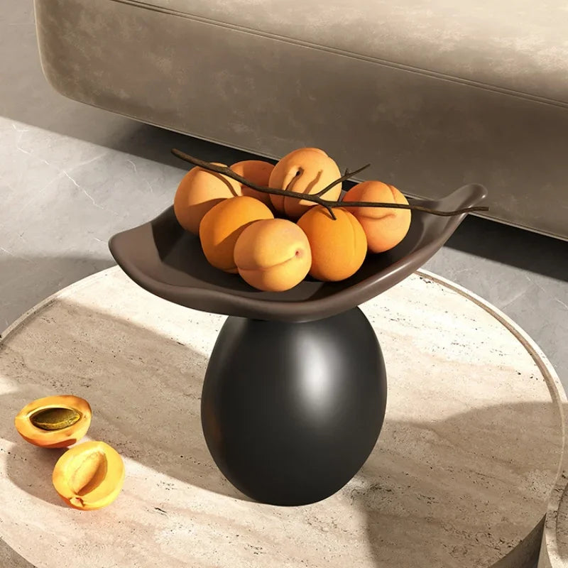 Fruteira Decorativa de Mesa em Resina – Design Escultural Moderno