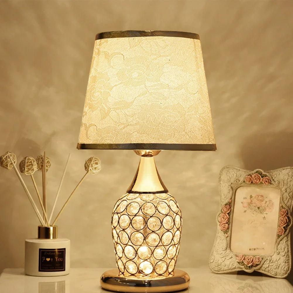 Abajur de Mesa Crystal Elegance