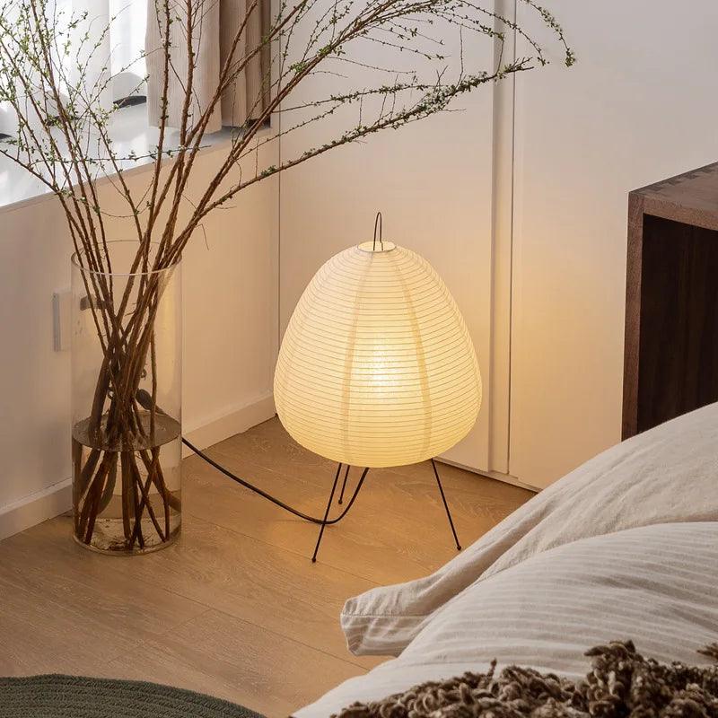 Luminária Japonesa Minimalista - Abajur
