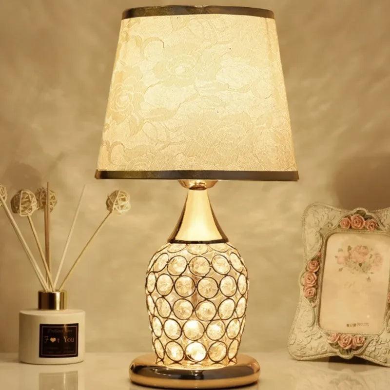 Abajur de Mesa Crystal Elegance