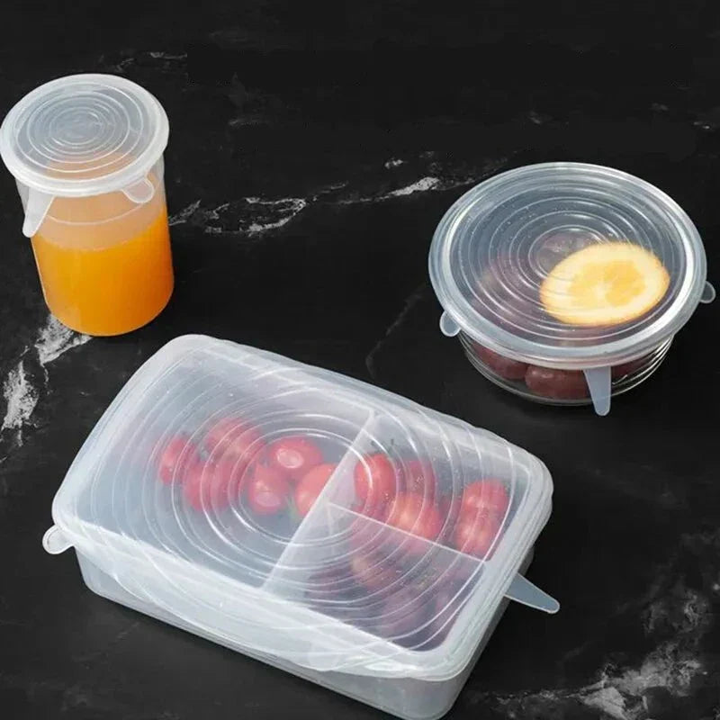 Tampas de Silicone Seladora Universal para Alimentos - foto 6