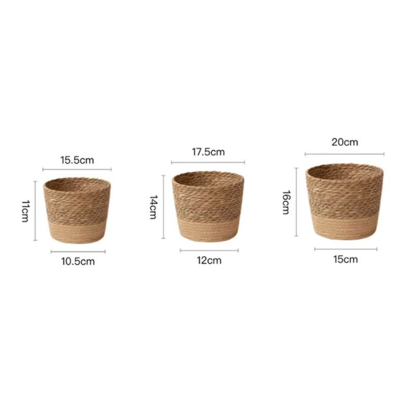 Cachepot de Design Artesanal em Fibra Natural