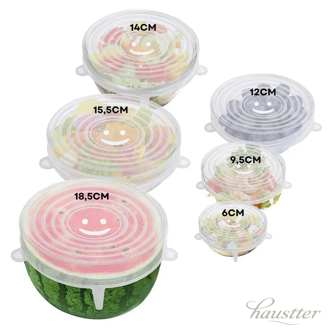 Tampas de Silicone Seladora Universal para Alimentos - foto 2