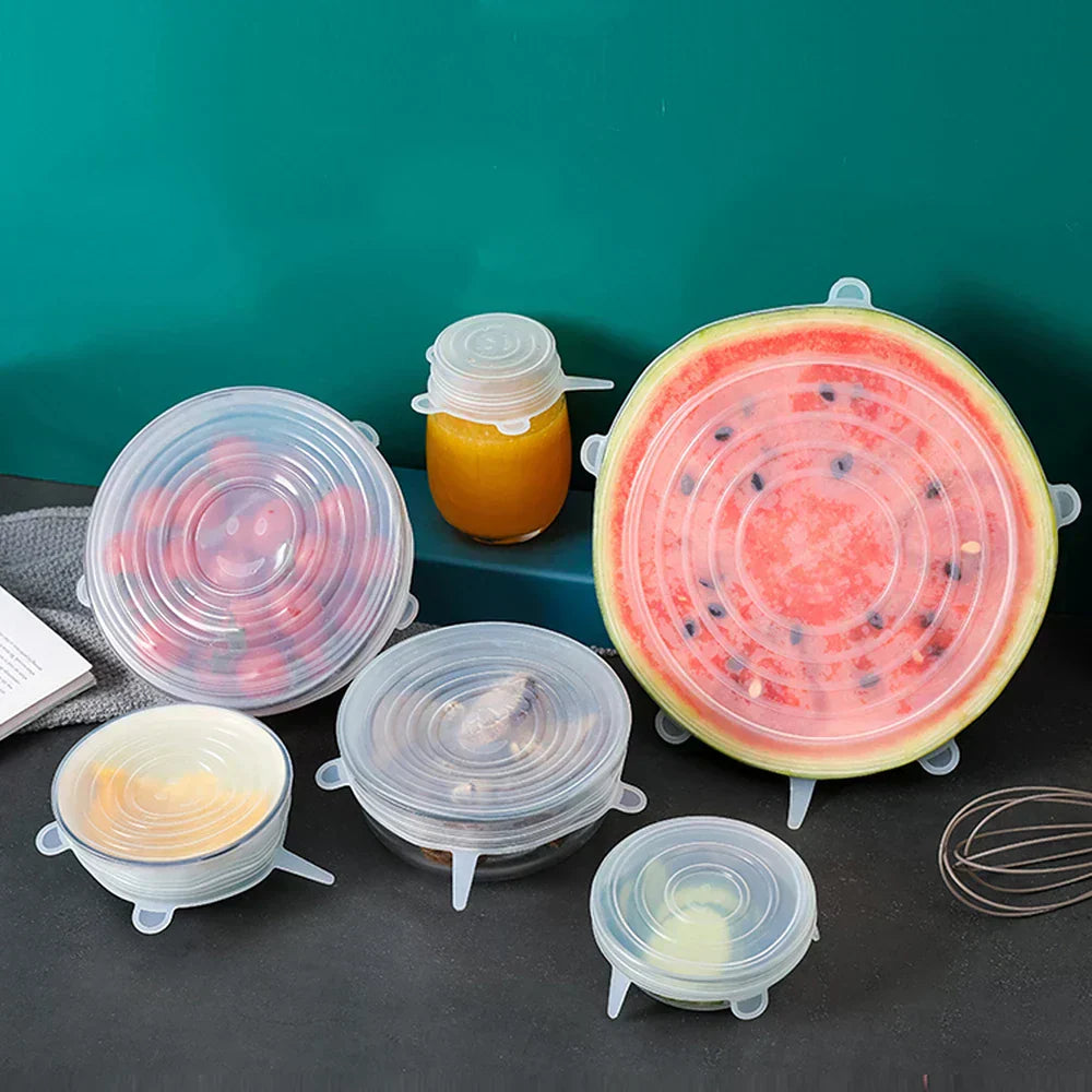 Tampas de Silicone Seladora Universal para Alimentos - foto 5