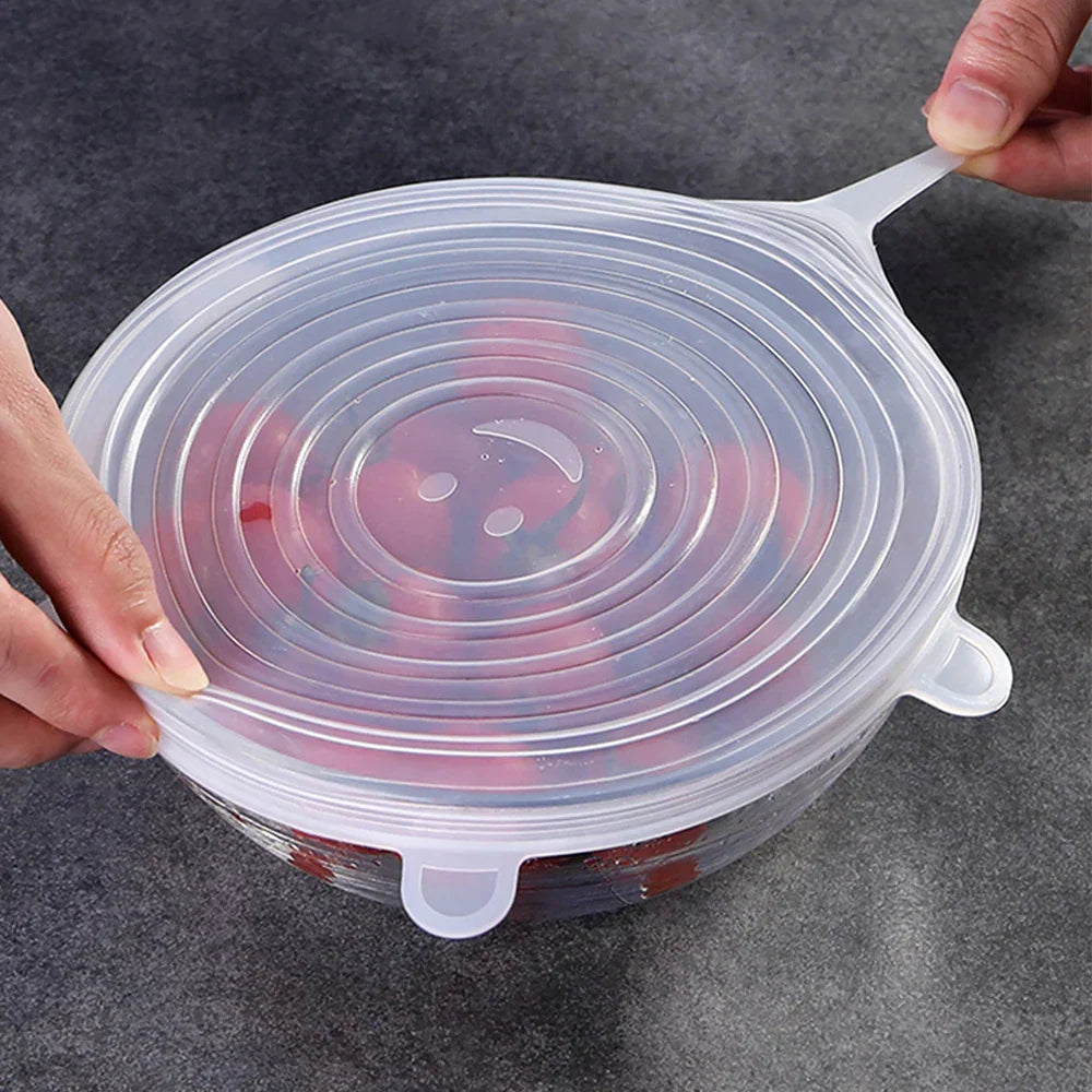 Tampas de Silicone Seladora Universal para Alimentos - foto 9