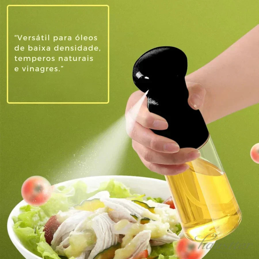 Garrafa Spray Óleo Cozinha 200ml Preto - foto 5
