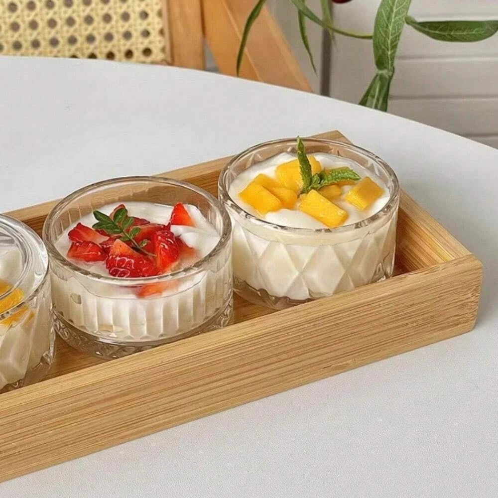 Mini Taça de Vidro para Sobremesa - Mesa Posta de Luxo