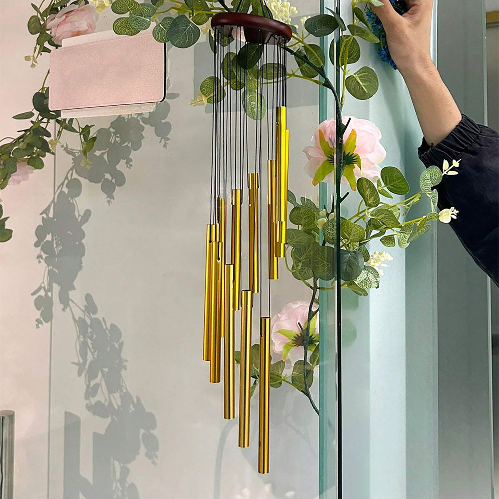 Sino dos Ventos de Luxo - Móbile de Vento para Jardim e Decoração